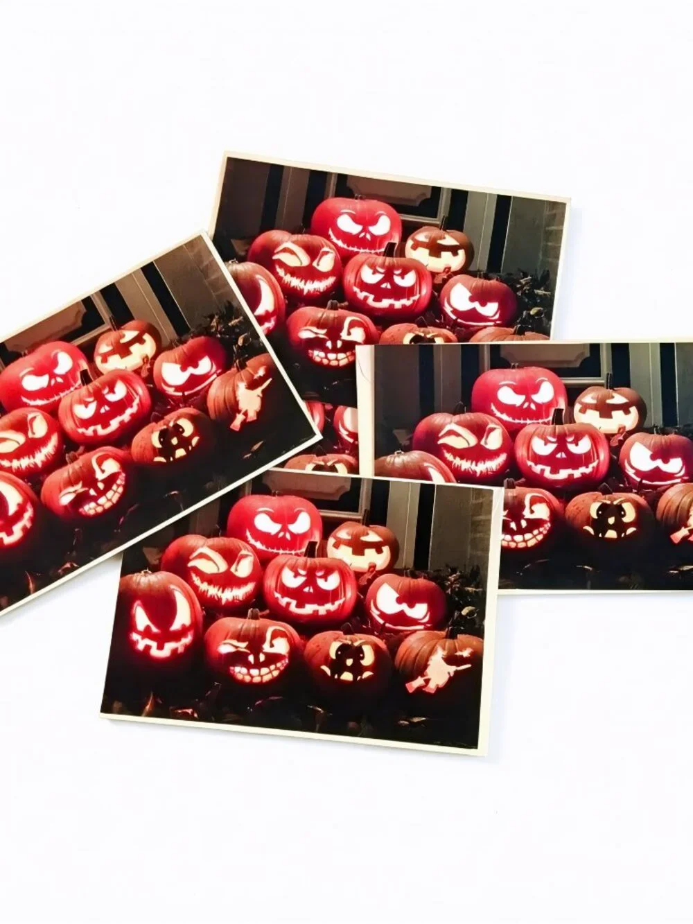 Leanin' Tree Vintage Halloween Greeting Cards Set of 5 Unused w/ Envelopes